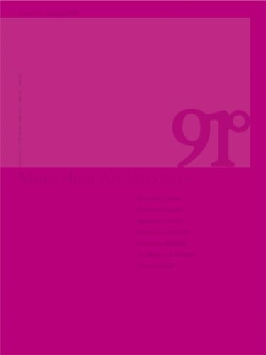 Beispielbild fr 91: More Than Architecture: v. 2 (91) [Paperback] [Jul 03, 2008] Eternit-Werke, Ludwig Hatschek and Czaja, Wojciech zum Verkauf von Devils in the Detail Ltd
