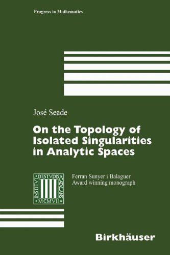 9783764390877: On the Topology of Isolated Singularities in Analytic Spaces