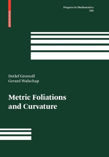 Metric Foliations and Curvature (9783764398057) by Gromoll, Detlef; Walschap, Gerard