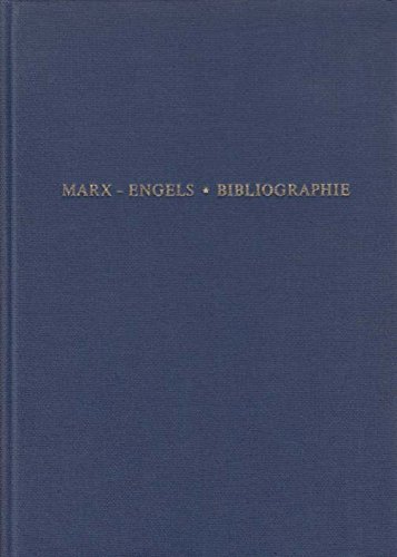 Marx-Engels Bibliographie - Neubauer, Franz
