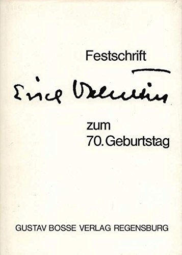 Beispielbild fr Festschrift Erich Valentin zum 70. Geburtstag zum Verkauf von Norbert Kretschmann