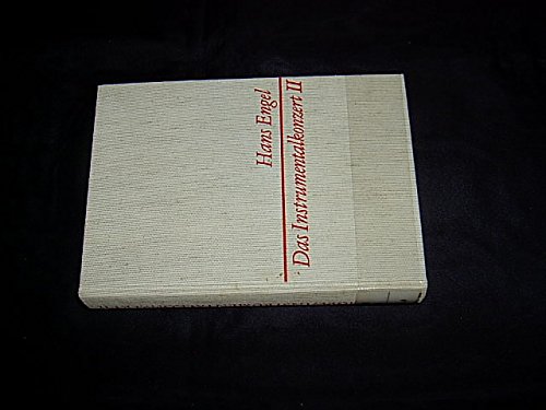 Beispielbild fr Das Instrumentalkonzert, in 2 Bdn., Bd.2, Von 1800 bis zur Gegenwart zum Verkauf von Powell's Bookstores Chicago, ABAA