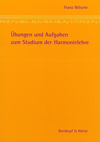 Stock image for Übungen Und Aufgaben Zum Studium Der Harmonielehre for sale by Blackwell's