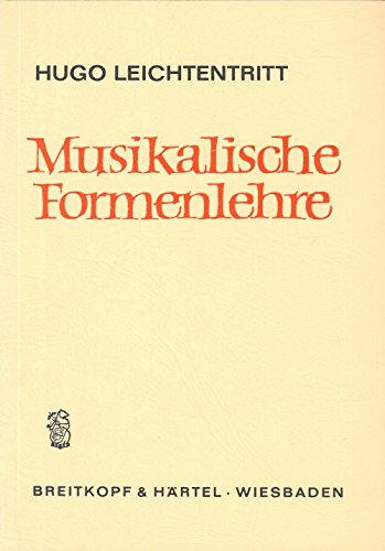 Beispielbild fr Musikalische Formenlehre. zum Verkauf von Alplaus Books
