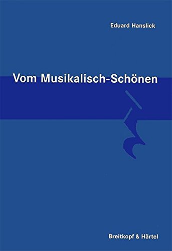 Stock image for Vom Musikalisch-Schoenen for sale by Blackwell's