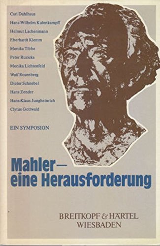 Beispielbild fr Mahler - Eine Herausforderung zum Verkauf von medimops