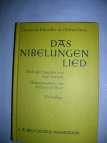 Stock image for DAS NIBELUNGEN LIED for sale by medimops