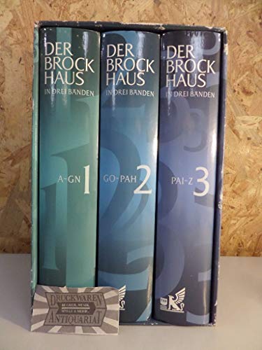 Der Brockhaus in drei Bänden. Mit insgesamt rund 80 000 Stichwörtern (Gebundene Ausgabe) von Brockhausredaktion (Autor) - Brockhausredaktion (Autor)