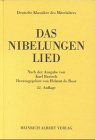 DAS NIBELUNGENLIED - Bartsch, Karl / Helmut de Boor (Hrsg.)