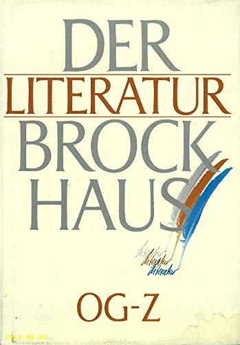 Imagen de archivo de (Brockhaus) Der Literatur-Brockhaus, 3 Bde., Bd.3, Og-Zz a la venta por getbooks GmbH