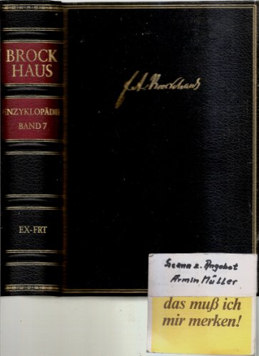 Beispielbild fr Brockhaus Enzyklopdie in vierundzwanzig Bnden. Neunzehnte vllig neubearbeitete Auflage. Band 7. Ex - Frt zum Verkauf von Bernhard Kiewel Rare Books