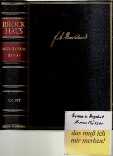 Brockhaus Enzyklopädie in vierundzwanzig Bänden. Neunzehnte völlig neubearbeitete Auflage. Band 7. Ex - Frt - Unknown Author