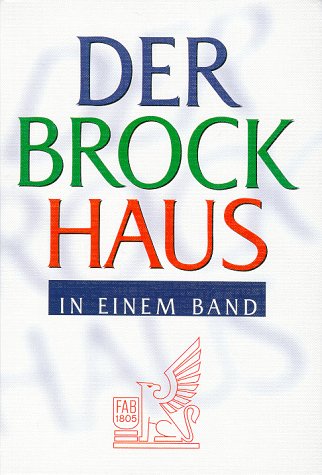 Stock image for Der Brockhaus in Einem Band for sale by WorldofBooks