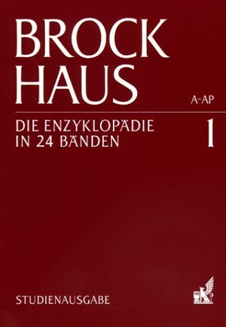 9783765324109: Brockhaus Enzyklopdie, 20., neubearb. Aufl., 24 Bde., Studienausg.