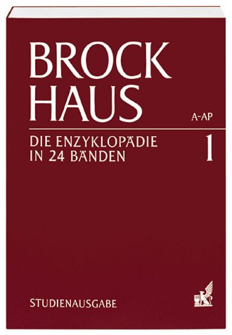 Brockhaus Enzyklopädie in 24 Bänden, Studienausgabe [24 Bücher]. Band 1 bis 15 unvollständig Band 16-24 Fehlt - Diverse Autoren