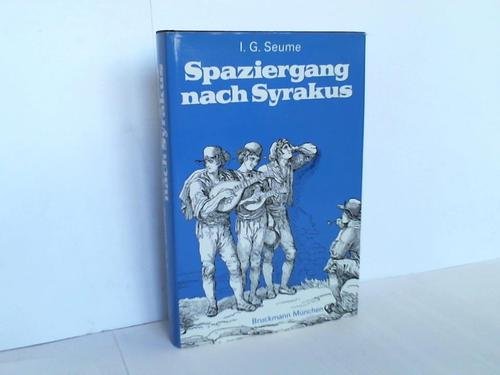 Beispielbild fr Spaziergang nach Syrakus zum Verkauf von Martin Greif Buch und Schallplatte