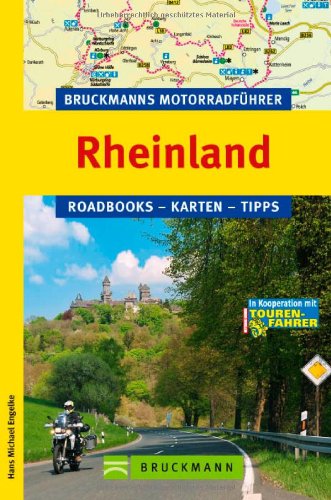 Beispielbild für Bruckmanns Motorradführer Rheinland: Roadbooks - Karten - Tipps zum Verkauf von medimops