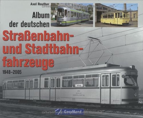 Album der deutschen Straßenbahn- und Stadtbahnfahrzeuge: 1948 2005 [Gebundene Ausgabe] von Axel Reuther (Autor) Geramond Das Wirtschaftswunder brachte zunächst auch die deutschen Straßenbahnen in Schwung. Auf den Straßen bewegte sich damals ein buntes Sammelsurium ältester und alter Straßenbahnen, teils waren sogar noch umgebaute Pferdebahnwagen unterwegs. Doch bald kamen Um- und Neubauten auf die Schienen der Städte. Dieser querformatige Albumband setzt 1948 an und porträtiert Klassiker wie die Duewag-Fahrzeuge, GT 4 oder GT 6 und viele andere auf dem Weg bis in die Gegenwart. Dieses Buch schließt eine Lücke in der Strassenbahnliteratur, wird doch hier dem interessierten Leser und Strassenbahnfreund ein opulenter Bild/Textband in die Hand gegeben, der kaum Fragen zu den Strassen- und Stadtbahnen seit 1948 - auch in der ehemaligen DDR - offen lässt. Auf 128 Seiten und mit qualitativ hochwertigem Bildmaterial - zumeist in Farbe - sowie zahlreichen Tabellen erhält der Leser einen umfasse - Axel Reuther (Autor)