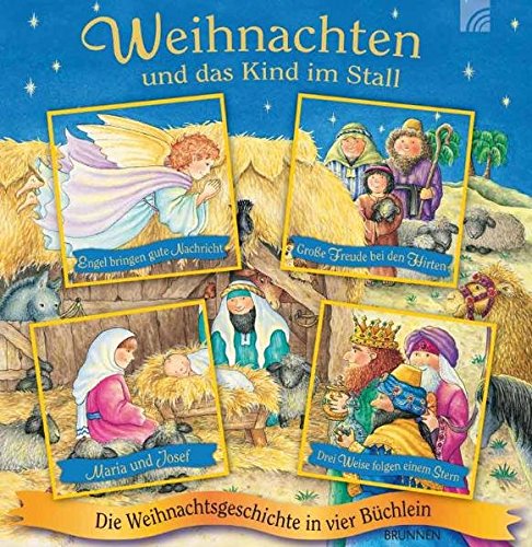 Stock image for Weihnachten und das Kind im Stall: Die Weihnachtsgeschichte in vier Bchlein for sale by medimops