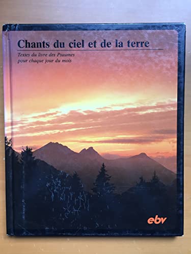 Beispielbild fr Chants ciel et terre c1300406 zum Verkauf von Ammareal