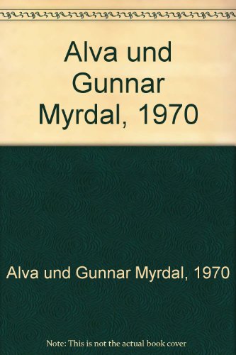 Beispielbild fr Friedenspreis des Deutschen Buchhandels / Ansprachen aus Anlass der Verleihung: Friedenspreis des Deutschen Buchhandels / Alva und Gunnar Myrdal: Ansprachen aus Anlass der Verleihung zum Verkauf von Versandantiquariat Felix Mcke