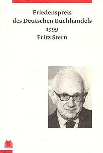 Beispielbild fr Friedenspreis des Deutschen Buchhandels. Ansprachen aus Anlass der Verleihung / Fritz Stern: 1999 zum Verkauf von medimops