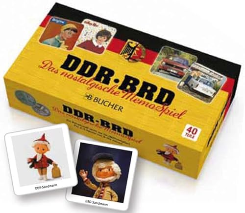 9783765819605: DDR - BRD Memory Spiel: ein nostalgisches Memospiel fr Erwachsene und unterhaltsames Gedchtnisspiel zum Rtselraten mit lustigen und lehrreichen Motiven aus Ost und West