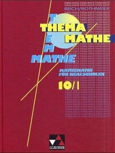 Imagen de archivo de Thema Mathe, 10. Schuljahr a la venta por medimops