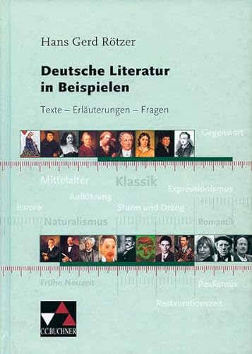 Beispielbild fr Deutsche Literatur in Beispielen: Texte, Erluterungen, Fragen zum Verkauf von medimops