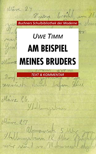 Stock image for Am Beispiel meines Bruders. Text und Kommentar for sale by WorldofBooks