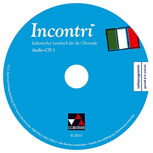 9783766149565: Incontri Audio-CD Collection: Italienisches Lesebuch fr die Oberstufe