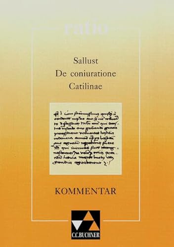 Stock image for De coniuratione Catilinae. Kommentar. (Lernmaterialien) for sale by GF Books, Inc.