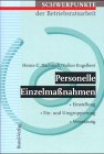 Stock image for Personelle Einzelmanahmen. for sale by Bernhard Kiewel Rare Books