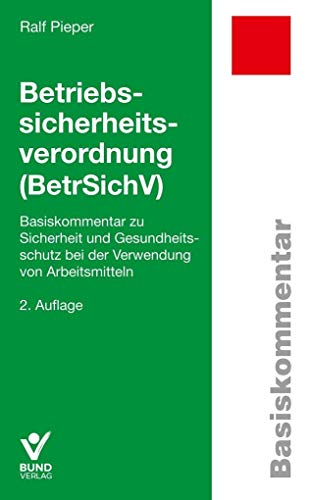 Stock image for Betriebssicherheitsverordnung for sale by Blackwell's