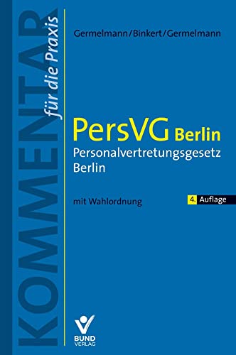 Beispielbild fr PersVG Berlin   Personalvertretungsgesetz Berlin zum Verkauf von Blackwell's