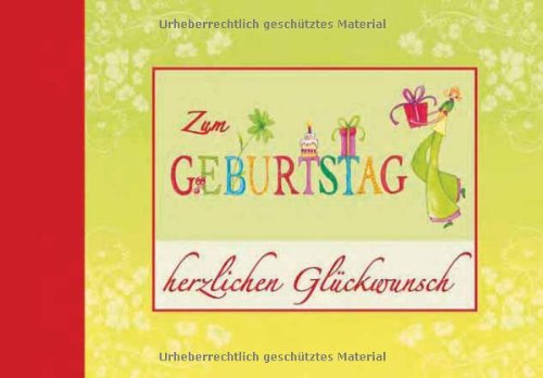 Stock image for Zum Geburtstag herzlichen Glckwunsch for sale by medimops