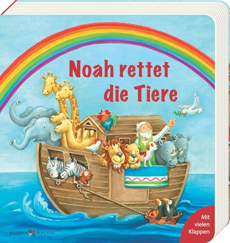Beispielbild fr Noah rettet die Tiere (Pappbilderbcher mit Trchen) zum Verkauf von medimops