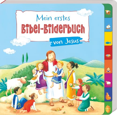 Stock image for Mein erstes Bibel-Bilderbuch von Jesus (Pappbilderbcher mit Griffregister) for sale by medimops