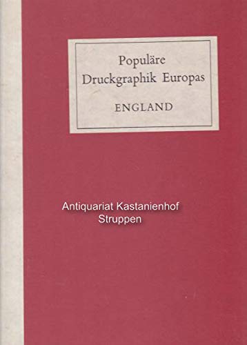 Populäre Druckgraphik Europas: England vom 15. bis 20. Jahrhundert.