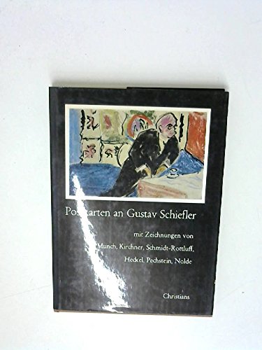 Beispielbild fr Postkarten an Gustav Schiefler. mit Zeichn. von Edvard Munch . Texte von. Hrsg. von Gerhard Schack zum Verkauf von Hbner Einzelunternehmen