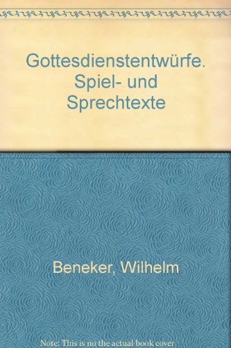 9783767330207: Gottesdienstentwrfe. Spiel- und Sprechtexte