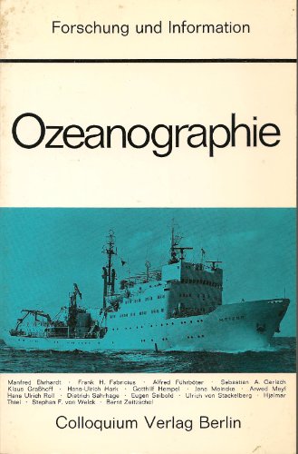 Beispielbild fr Ozeanographie zum Verkauf von Versandantiquariat Felix Mcke