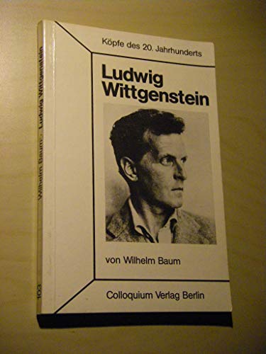 Beispielbild fr Ludwig Wittgenstein. zum Verkauf von Gerald Wollermann