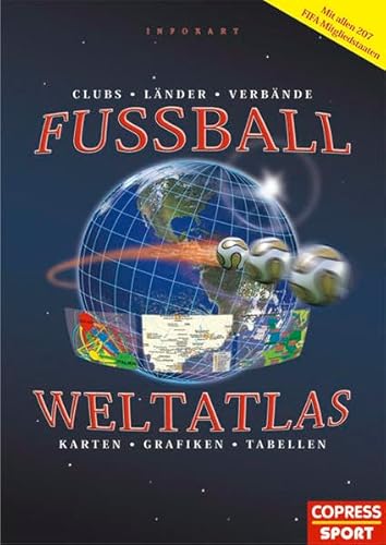 Beispielbild fr Fuball Weltatlas / Clubs - Lnder - Verbnde - Karten - Grafiken - Tabellen zum Verkauf von PRIMOBUCH