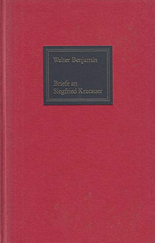 9783768199827: Briefe an Siegfried Kracauer (Marbacher Schriften)