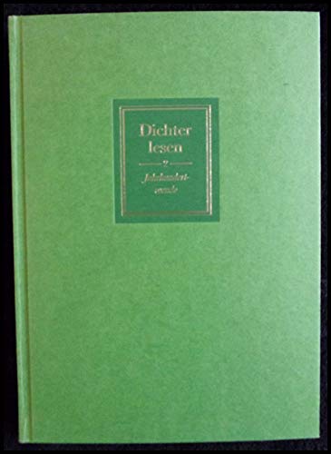 Dichter lesen. Bd. 2: Jahrhundertwende.