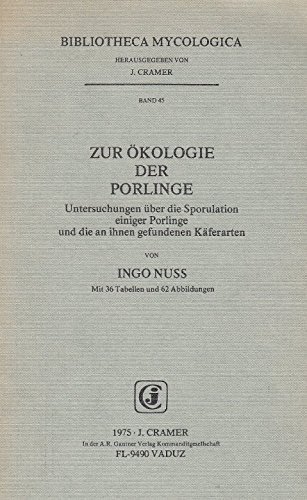 9783768209830: Zur kologie der Porlinge (Bibliotheca mycologica)