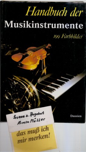 9783768441698: Handbuch der Musikinstrumente