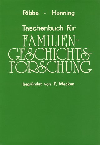 Beispielbild fr Taschenbuch fr Familiengeschichtsforschung zum Verkauf von medimops