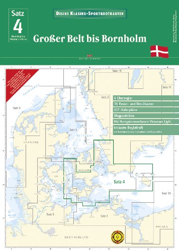 9783768837248: SportbootkartenSatz 04: Groer Belt bis Bornholm (Ausgabe 2014): mit Navigationssoftware